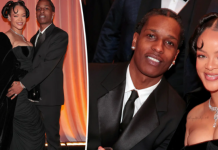 Rihanna shkëlqen në “Golden Globes 2023” me fustan të zi dhe në stoli diamanti