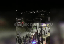 Tifozët e Prishtinës sulmojnë me gurë autobusët e Trepçës, tre policë të lënduar nga përleshja në Rahovec (VIDEO)
