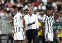 Allegri i dëshpëruar me barazimin, por thotë se Juventusi kualifikohet në Francë