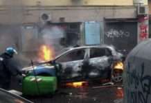 Eskalon situata ndërmjet policisë dhe tifozëve të Frankfurtit në Itali