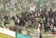 Kaos i madh në Kolumbi: Përleshje e ashpër në derbin kolumbian, të paktën 89 persona të lënduar