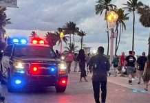 Përplasje e armatosur në një plazh në Floridas, 9 të plagosur