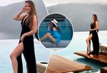 Arbana Osmani shijon pushimet në Santorini