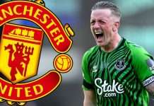 Manchester United përgatitë ofertë të lartë për transferimin e Jordan Pickford