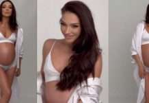 Jonida me fotosesion në ditët e fundit të pritjes së ëmbël