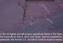 Aeroplanët luftarakë rusë për pak sa nuk u përplasën me dronët amerikanë mbi Siri – publikohen pamjet