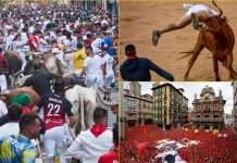 Disa të lënduar në festivalin vjetor të vrapimit të demave në Pamplona të Spanjës