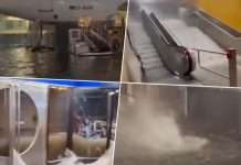Pamje dramatike nga aeroporti i Frankfurtit, përmbytje – kaos e fluturime të vonuara