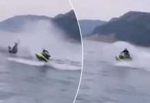 Lundronte me shpejtësi, Luiz Ejlli rrëzohet aksidentalisht nga motor-skaf në det