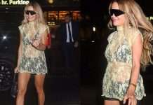 Rita Ora i lë pak vend imagjinatës me fustanin e saj transparent në Javën e Modës në New York