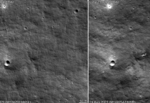 NASA zbulon një krater të ri në Hënë
