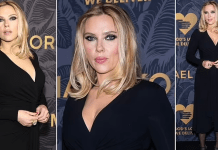 Scarlett Johansson shfaqet plot stil teksa merr pjesë në “Golden Heart Awards” në New York