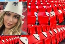 Leonora Jakupi do ta ndjekë nga afër ndeshjen Shqipëri-Çeki, publikon fotografi nga stadiumi Air Albania