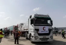 DASH: Rreth 217 kamionë ndihma kanë kaluar përmes vendkalimit Rafah që nga 21 tetori