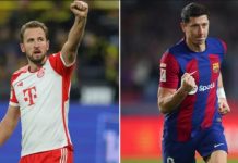 Krahasohen statistikat e Kane dhe Lewandowskit deri më tani në 2023/24, ka një fitues të qartë