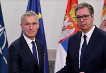 Stoltenberg në Beograd: Grumbullimi i ushtrisë serbe pranë Kosovës s’i ndihmon situatës