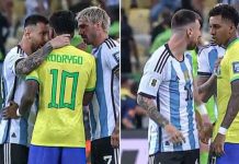 Momenti i përleshjes së Messit me Rodyrgo, argjentinasi i jep brazilianit një shuplakë pas qafe