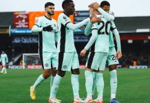 Chelsea merr një fitore të madhe në udhëtim te Lutoni