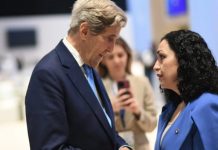 Osmani takon ish-Sekretarin amerikan të Shtetit, John Kerry – flasin për situatën e sigurisë në Kosovë