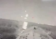 Ukrainasit publikuan një video: Për herë të parë po shikoni betejën e dronëve dhe anijeve luftarake
