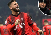 Ibrahimovic e shijoi fitoren e Milanit në derbi, ai pati një mysafirë të veçantë në San Siro