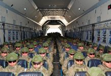 Kontingjenti i ri i ushtarëve turk të KFOR-it, fotografi nga zbarkimi i tyre në Kosovë