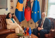 Osmani takohet me Ramën: Koordinim në të mirë të Kosovës e Shqipërisë