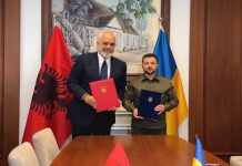 Zelensky sot në Tiranë