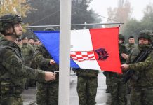 Kroacia sot e nis kontigjentin e 41-të në Kosovë në kuadër të KFOR-it