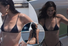 Bella Hadid tregon figurën e mrekullueshme me bikini, gjatë qëndrimit në Francë