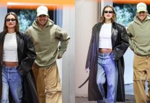Hailey Bieber tregon me kranari barkun në rritje, gjatë një daljeje me Justin, pas lajmeve të shtatzënisë