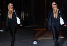 Rihanna duket plot stil, teksa shfaqet për herë të parë që nga anashkalimi i Met Galas