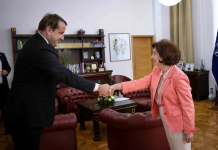 Siljanovska takon ambasadorin Qehaja: Mbështesim aspiratat euroatlantike të Kosovës
