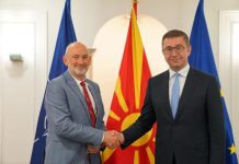 Mickoski në takim me Geer: Qeveria do të vazhdojë bashkëpunimin me BE-në në frymën e partneritetit dhe vlerave të përbashkëta