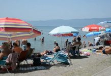 Prej muajsh, një pjesë e bregut të Liqenit të Ohrit në Strugë po shembet