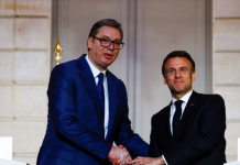 Vuçiq i kërkon Macronit ta mbajë Kosovën lart në agjendën e BE-së