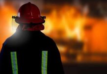 Zjarr në një kazino të mbyllur në Tetovë