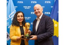 Infantino mirëpret Osmanin në zyrën e FIFA-s