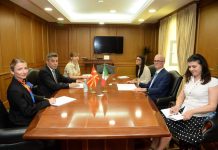 Mexhiti në takim me ambasadorin e Italisë në Shkup