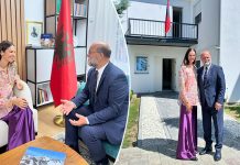Emina Çunmulaj pritet në takim nga Ambasadori i Shqipërisë në Kosovë, Petrit Malaj