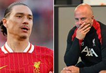 Lojtari që dikur u përfshi në një përleshje me Nunez, mund të bëhet transferimi i parë i Slot tek Liverpooli