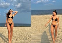 Beatrix Ramosaj ndan fotografi nga bregdeti, duket në formë të shkëlqyer