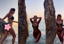 Luana Vjollca ekspozon linjat fantastike të trupit në imazhet e fundit në Instagram