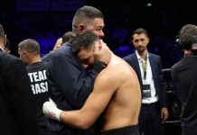 Luani, krenar me Ardianin – hyri në ring dhe e përqafoi