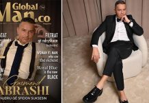 Gazmend Abrashi bëhet fytyra e kopertinës së revistës “Global Man & Co”: Njeriu që sfidon suksesin