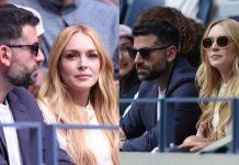 Lindsay Lohan dukej tejet elegante gjatë paraqitjes së saj në US Open