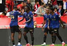 Nice mposht thellë Saint Etiennen në Ligue 1, thyen rekordin gati 70-vjeçar
