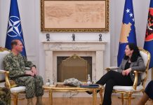 Osmani, komandantit të ri të KFOR-it: Objektivi strategjik i Kosovës, integrimi në komunitetin euroatlantik