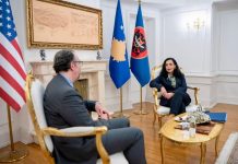 Osmani në takimin me Kasanof, përmendi rëndësinë e anëtarësimit të Kosovës në NATO