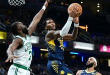 Zhvillohen 11 ndeshje në NBA, Indiana Pacers fiton derbin pas vazhdimeve ndaj Boston Celtics